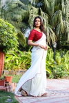 Teeya Saugaat Faux Georgette Plain 1 Minute Readymade Sarees Wholesale Shop In Surat